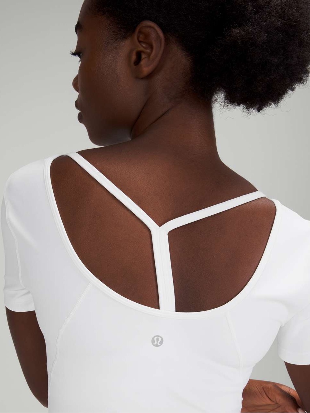 Lululemon| ‘Align’ Cropped Tee (White)